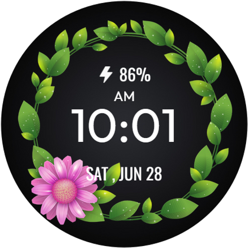 Floral WatchFace - FLOR-02 Download on Windows