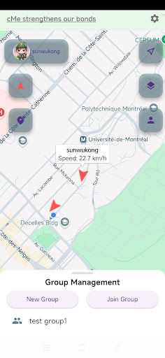cMe: Safe Location Sharing Screenshot 2 - AppWisp.com