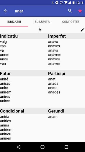 Verbs catalans Screenshot 2 - AppWisp.com
