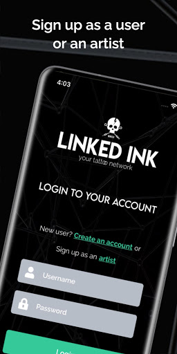 Android application Linked Ink screenshort