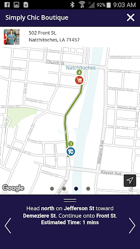 Screenshot of Go Natchitoches