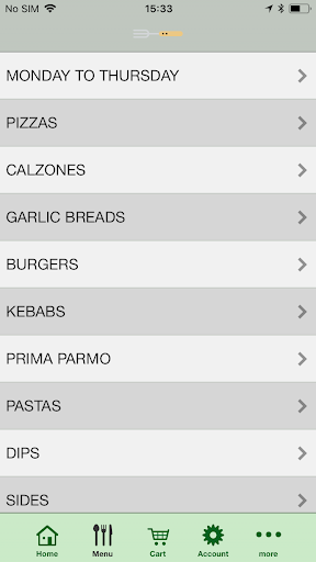 Pizza Prima Screen 2