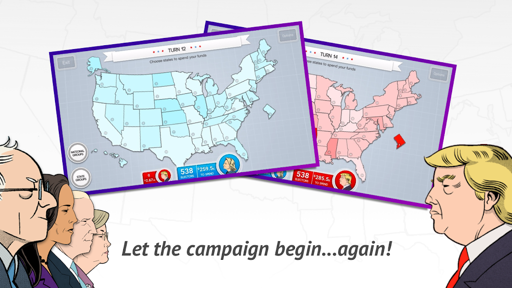 270 | Two Seventy US Election 3.5 APK + Mod (Unlimited money) untuk android