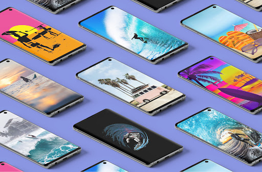 Android application Surf wallpaper screenshort