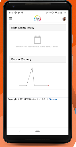 Android application iqxWEB Demo screenshort