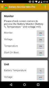 Battery Monitor Mini Pro Schermata