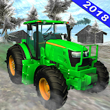 Offroad Snow Tractor Simulation- Rural Farmer 2018 icon