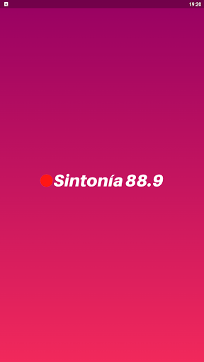 Android application Sintonía 88.9 screenshort