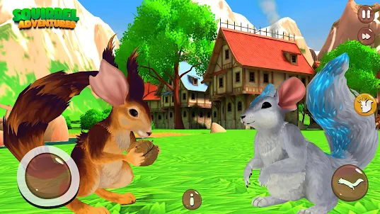 Squirrel Pet Life Sim 3D Games