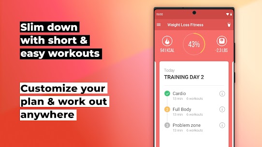 Weight Loss Fitness at Home by Verv MOD APK 2.10.1 (Premium Unlocked) 2