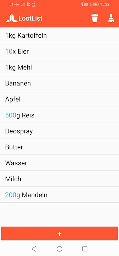 LootList - Your Shopping List Screen 2