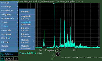screenshot of Spectrum Analyser