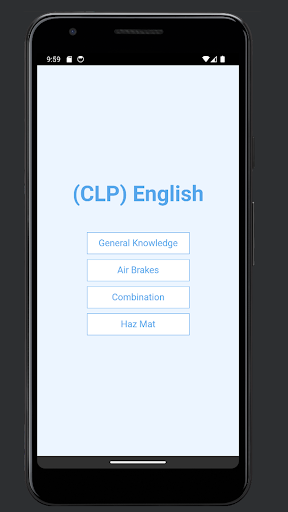 Android application CLP Prep screenshort