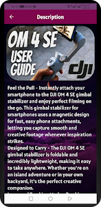 DJI OM 4 SE User Guide