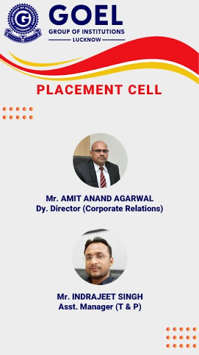GOEL Training & Placement App Screen 3