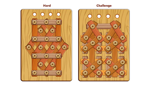 Wood Nuts &#038; Bolts Puzzle v4.4.2 MOD (Unlimited Money) APK