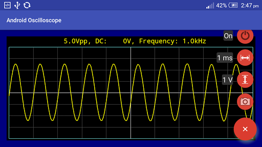 USB Accessory Oscilloscope Screen 2