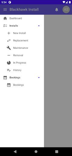 Blackhawk Installation App Screen 3