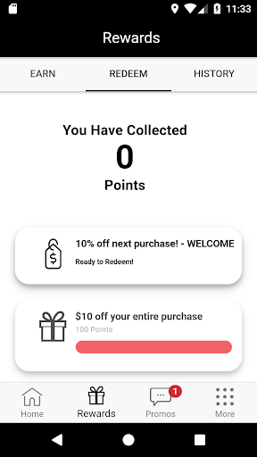 C K Barbecue Rewards Screen 2