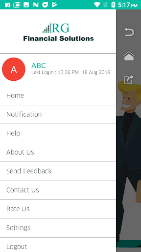 Android application RG Financial Services screenshort