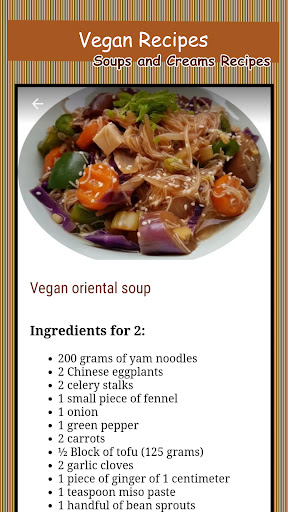 Soups and Creams Recipes Screen 3