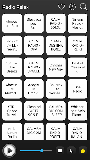 Android application Relax Radio FM AM Music screenshort