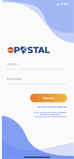 Android application nmvPostal_v2 screenshort