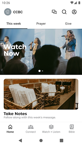 Android application Christ Chapel Bible Church App screenshort