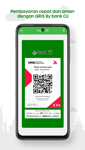 Android application QRIS Merchant - bank CiJ screenshort