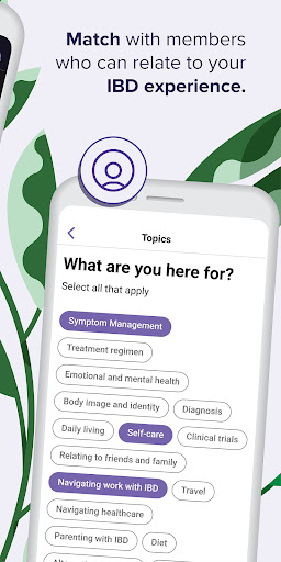 Screenshot of Bezzy IBD (Crohn's & Colitis)