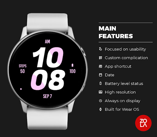 Ice Cream Bold Watch Face screenshot 1