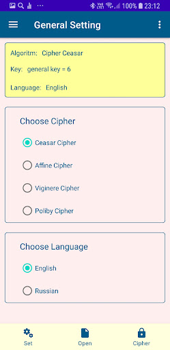 Historical Ciphers Screen 3
