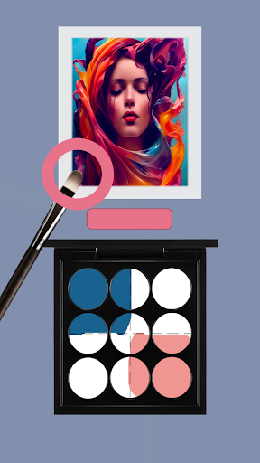 Android application Makeup Kit Colors Mixing screenshort
