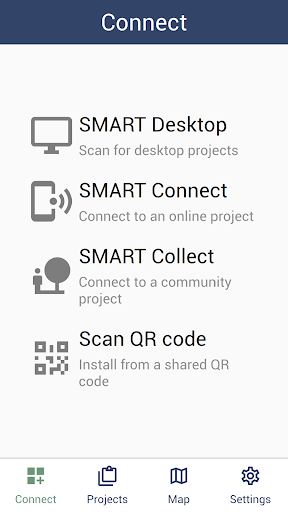 Android application SMART Mobile for Conservation screenshort