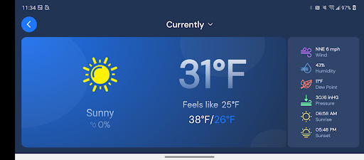 WeatherNation Screen 2
