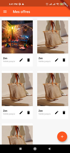 Android application 3andi Partner screenshort
