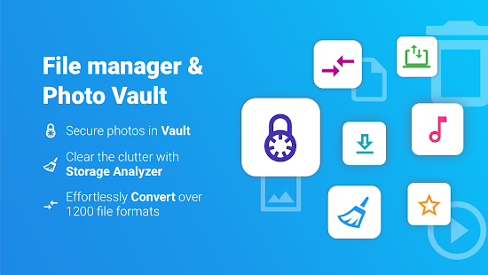 File Commander Manager & Vault Tangkapan layar