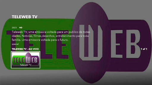 Teleweb TV Screen 2
