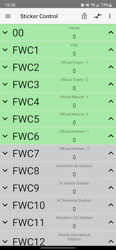 Sticker Control - 2022 Cup Screen 2