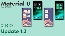 Material U Android 12 widgetsのおすすめ画像2