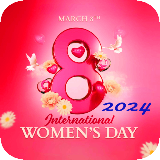 happy womens day 2024 logo