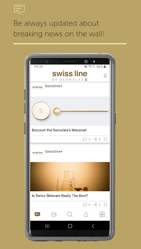 Android application Swissline+ screenshort