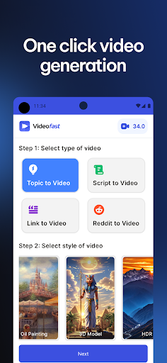 VideoFast - Text to Video AI Screen 2