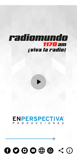 Android application Radiomundo screenshort