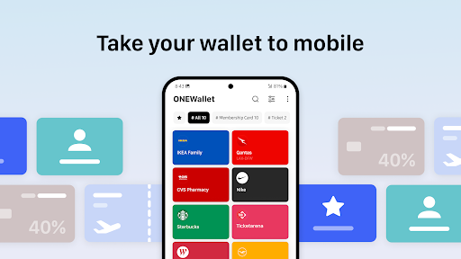 Android application ONEWallet - Cards Wallet screenshort