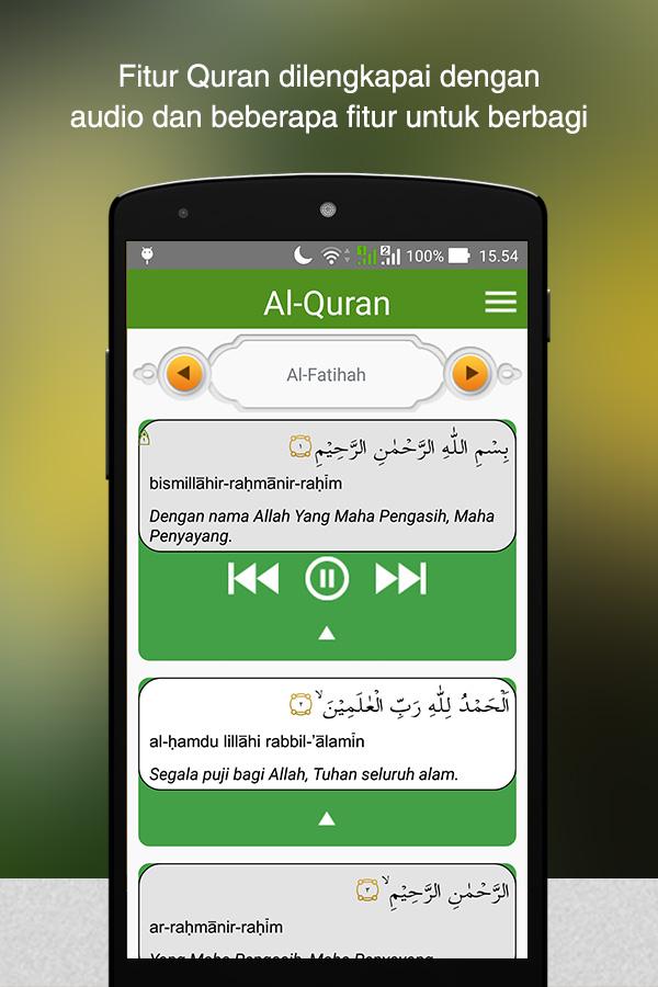 Android application Quran Colored Tajweed screenshort