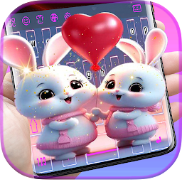 「Glitter Bunny Keyboard」のアイコン画像