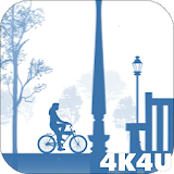 2D Biking in the park 4K LWP icon