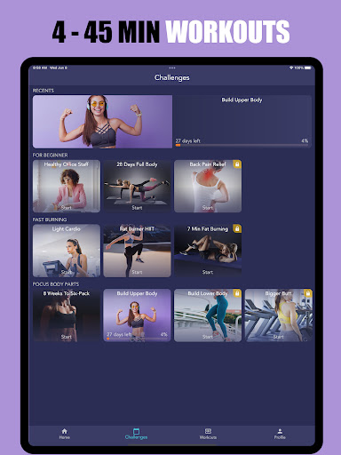 Screenshot of Workout At Home: No Equipment