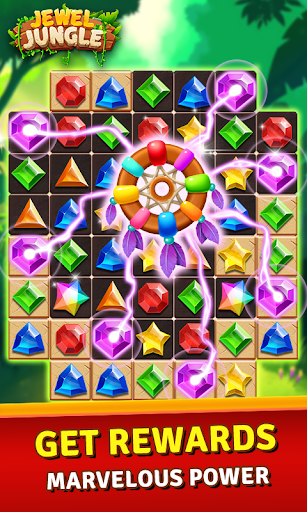 Jewels Jungle Treasure: Match 3  Puzzle  screenshots 4